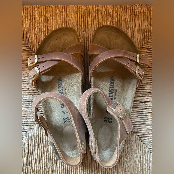 Birkenstock Kumba Oiled Leather Cognac EU 39/US 8-8.5 - Picture 3 of 3